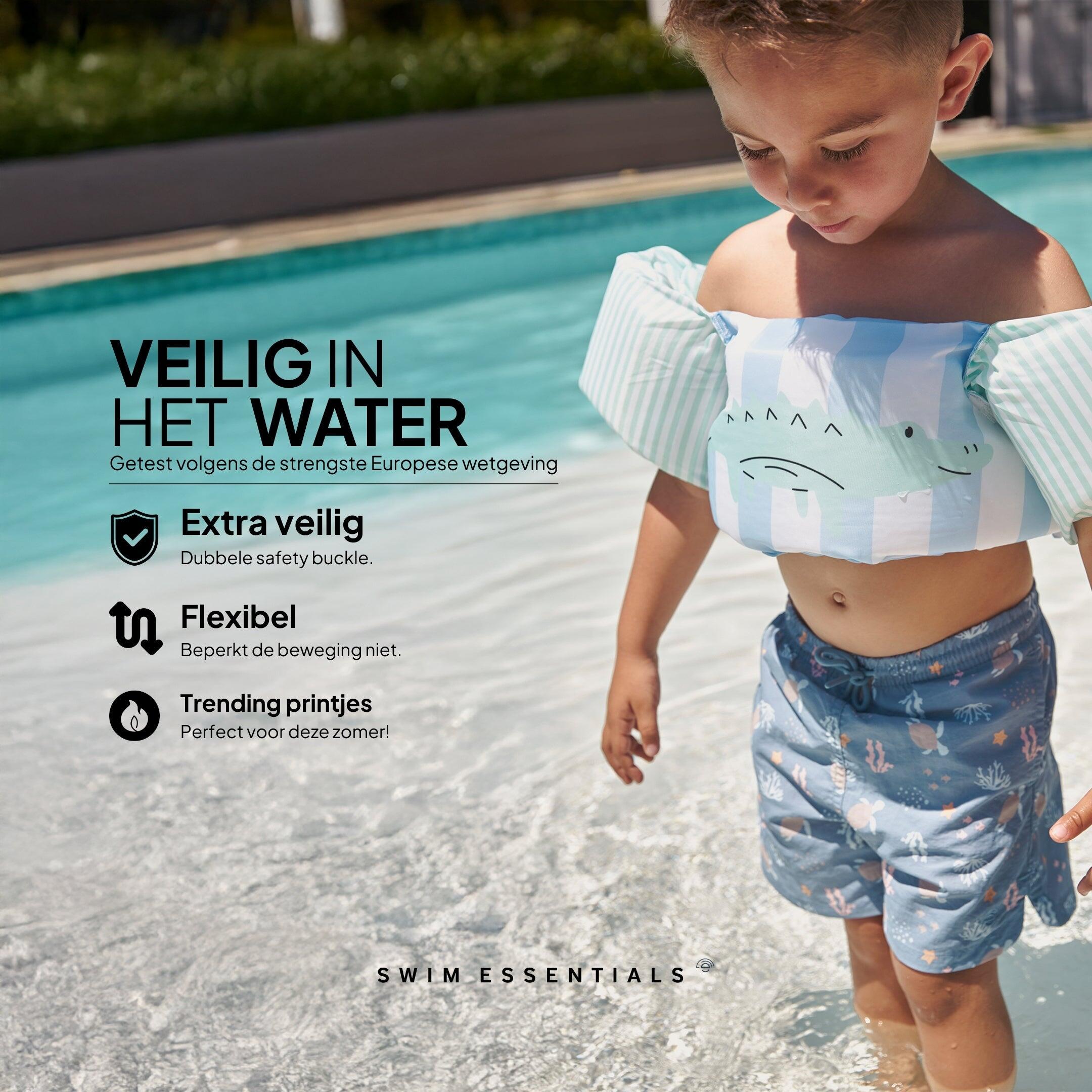Swim Essentials | Groene Krokodil Puddle Jumper 2-6 jaar 5/6