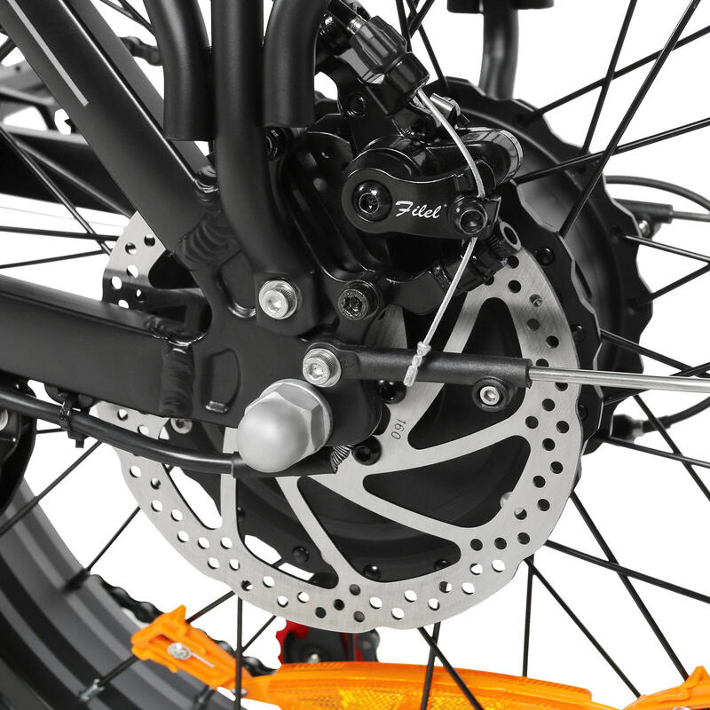 Bicicleta elétrica dobrável LOTDM 200 II 625Wh-48V-13Ah - roda de 20"x4" FatBike