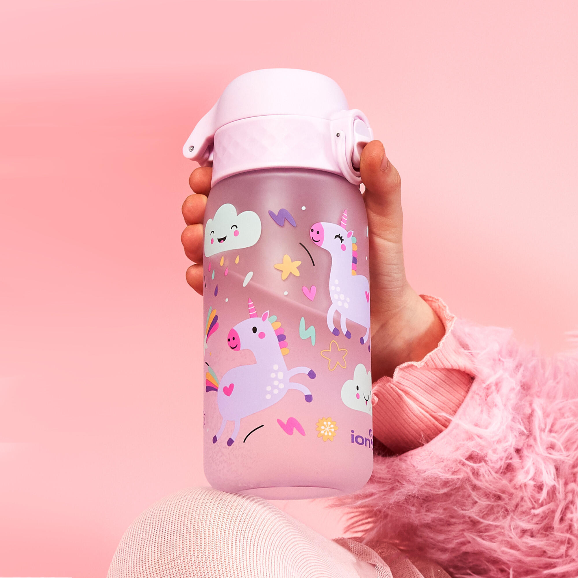 Bidon dziecięcy ION8 350ml z atestem PZH – szczelny, lekki, bez BPA 2/8