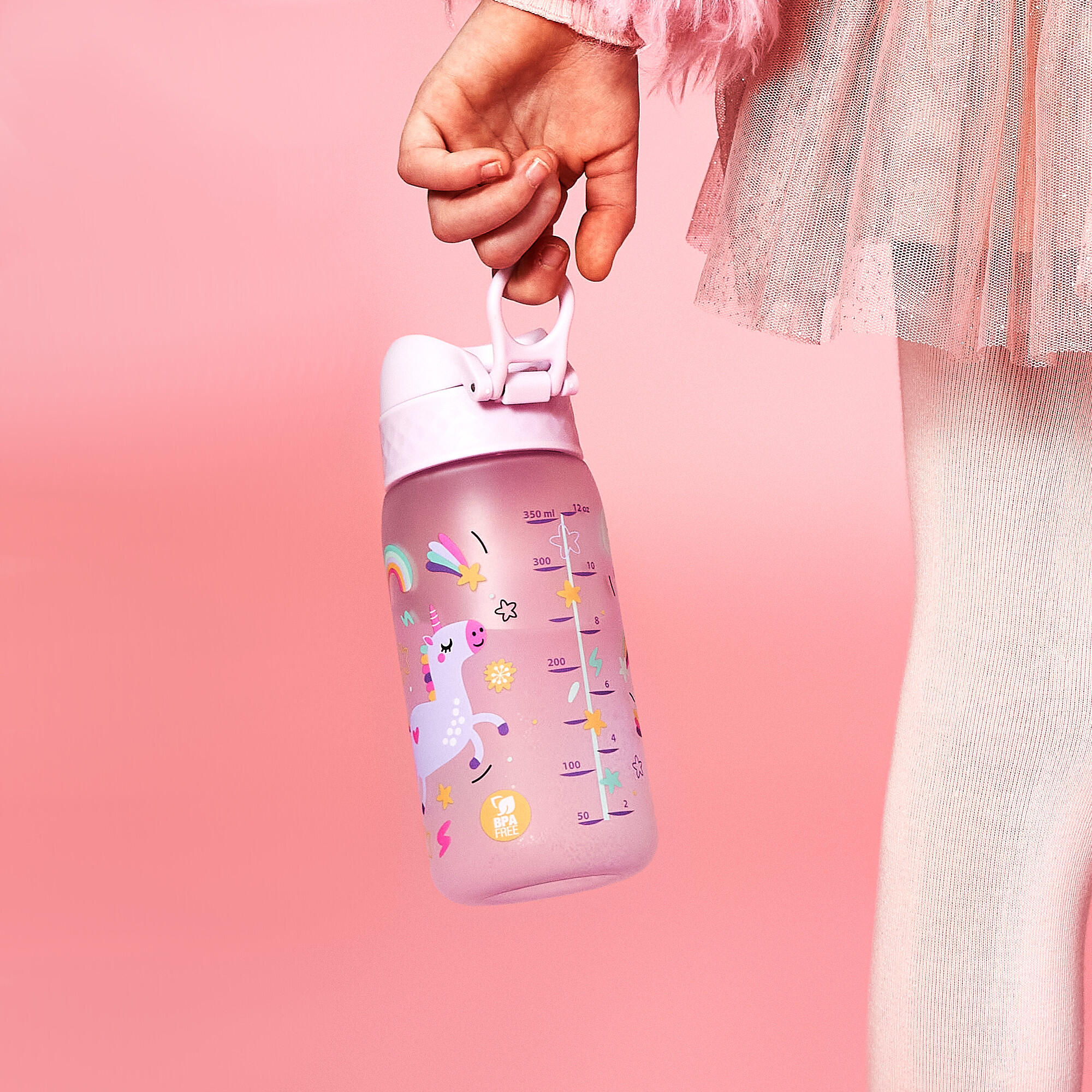 Bidon dziecięcy ION8 350ml z atestem PZH – szczelny, lekki, bez BPA 4/8