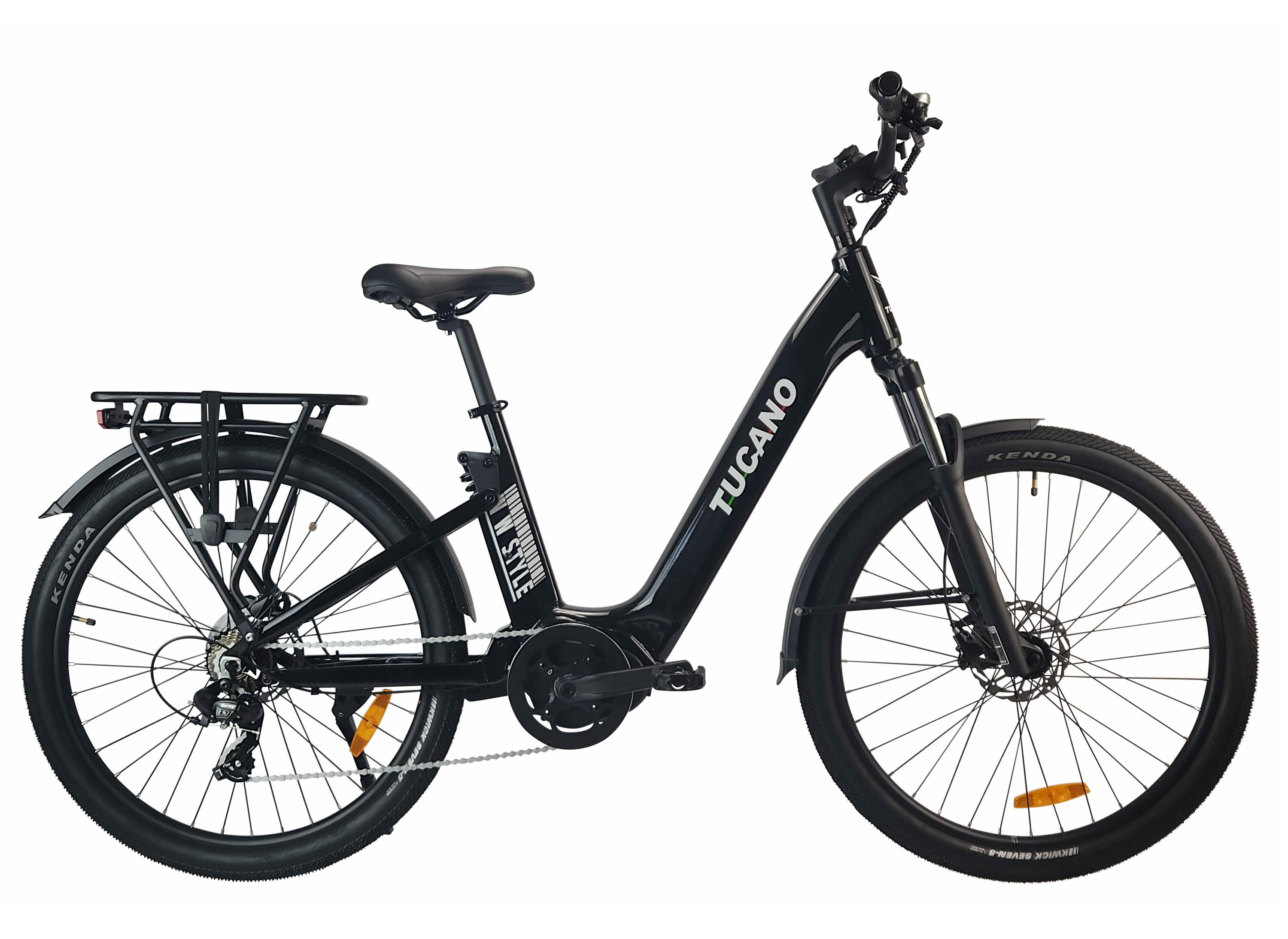 WW Style Black Shine : Urban Doble Suspension with Central Motor 2/7