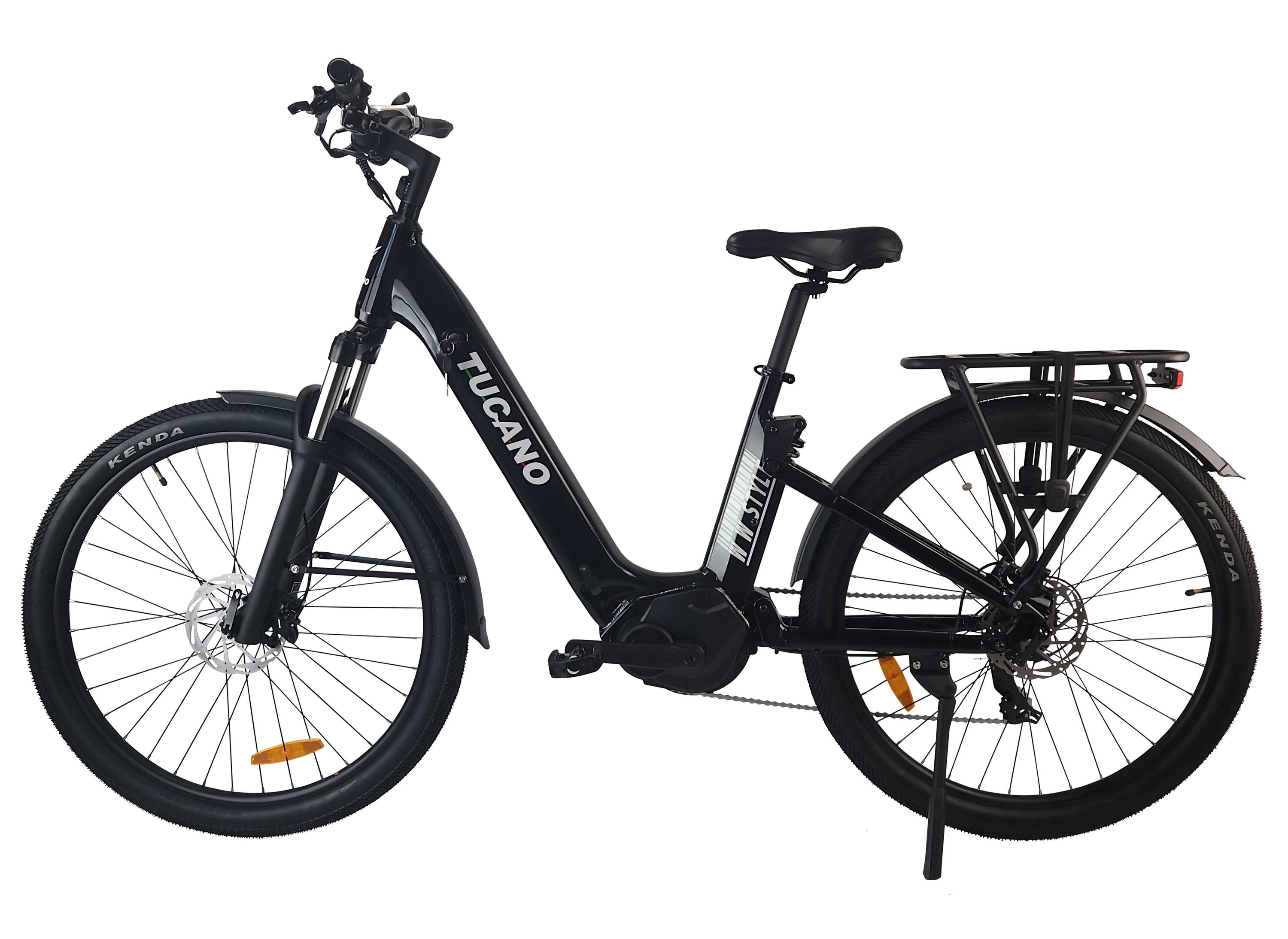 WW Style Black Shine : Urban Doble Suspension with Central Motor 3/7