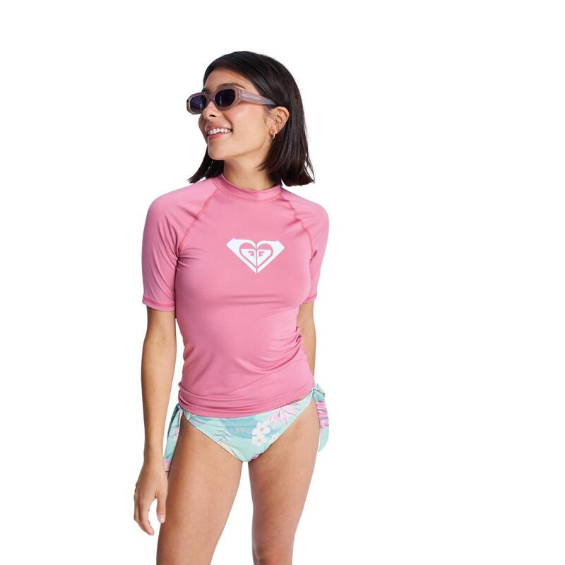 Lycra manches courtes WHOLE HEARTED Rose Femme