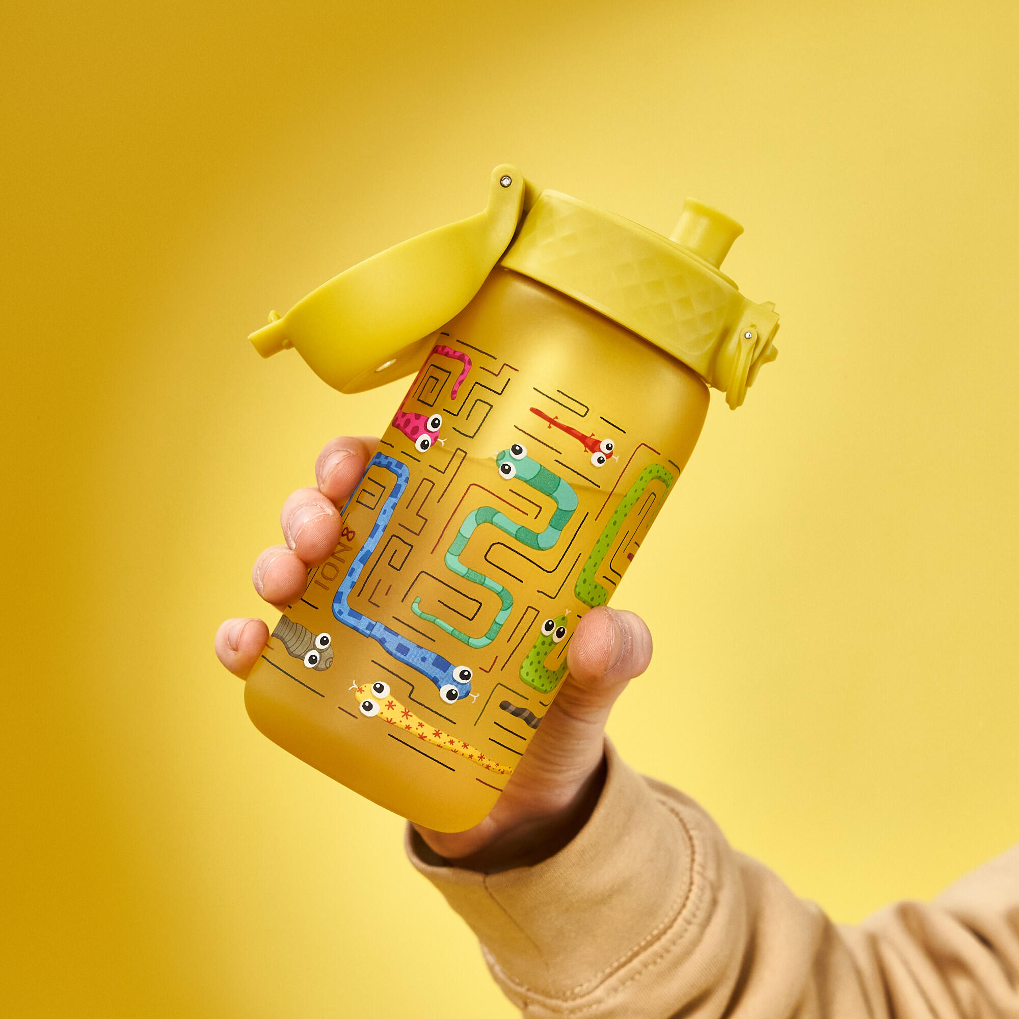 Bidon dziecięcy ION8 350ml z atestem PZH – szczelny, lekki, bez BPA 3/8