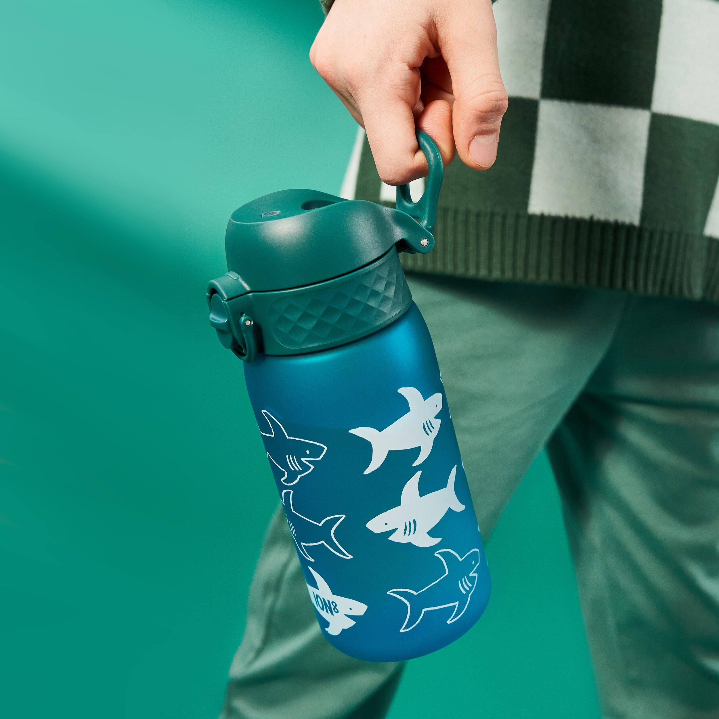 Bidon dziecięcy ION8 350ml z atestem PZH – szczelny, lekki, bez BPA 4/8