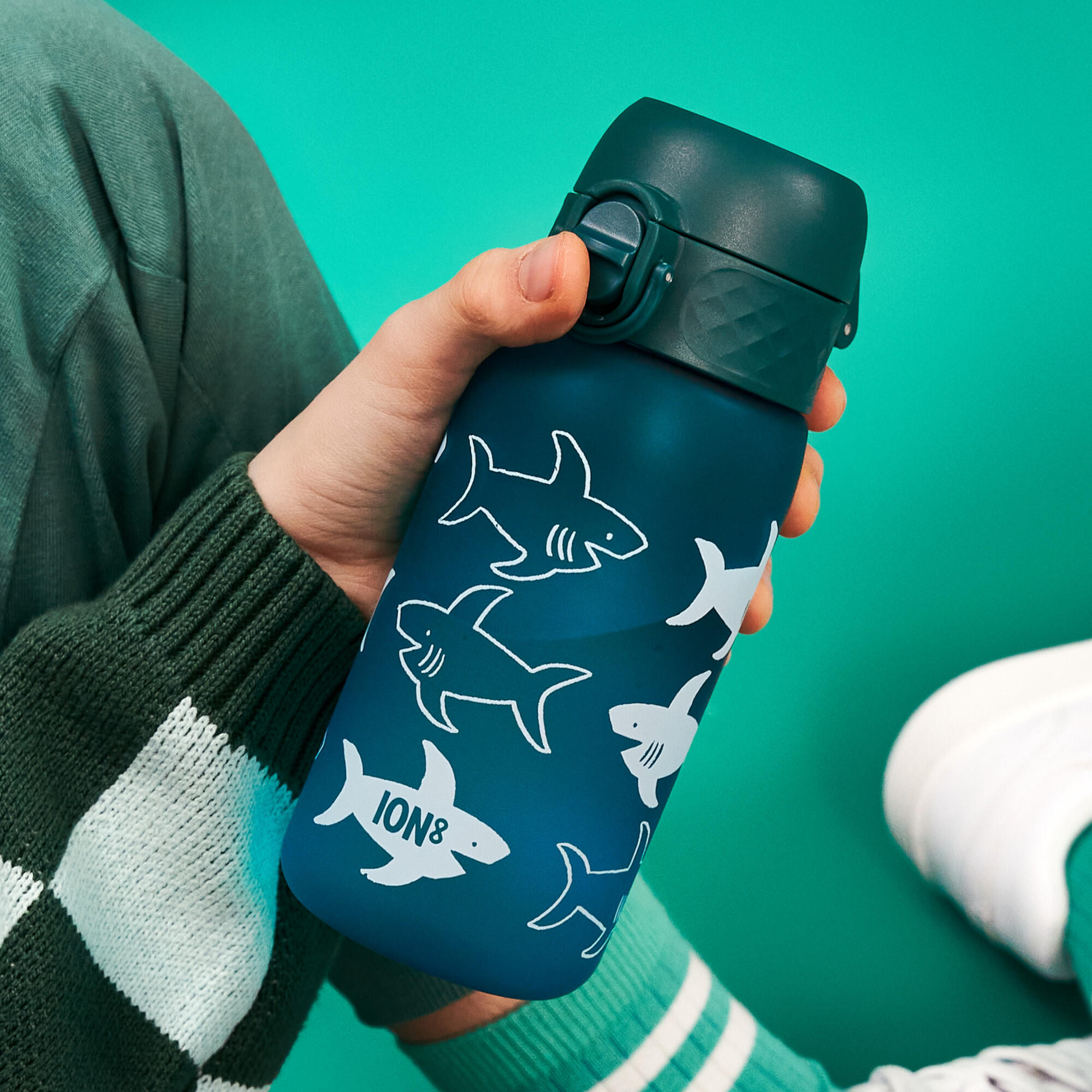 Bidon dziecięcy ION8 350ml z atestem PZH – szczelny, lekki, bez BPA 2/8