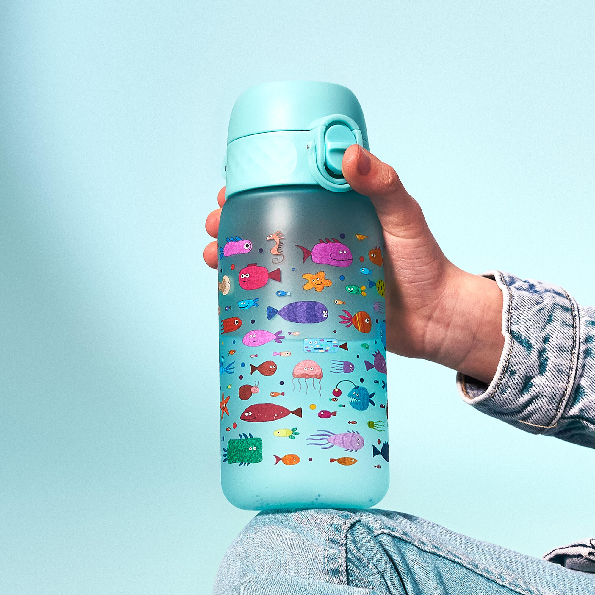 Bidon dziecięcy ION8 350ml z atestem PZH – szczelny, lekki, bez BPA 2/8