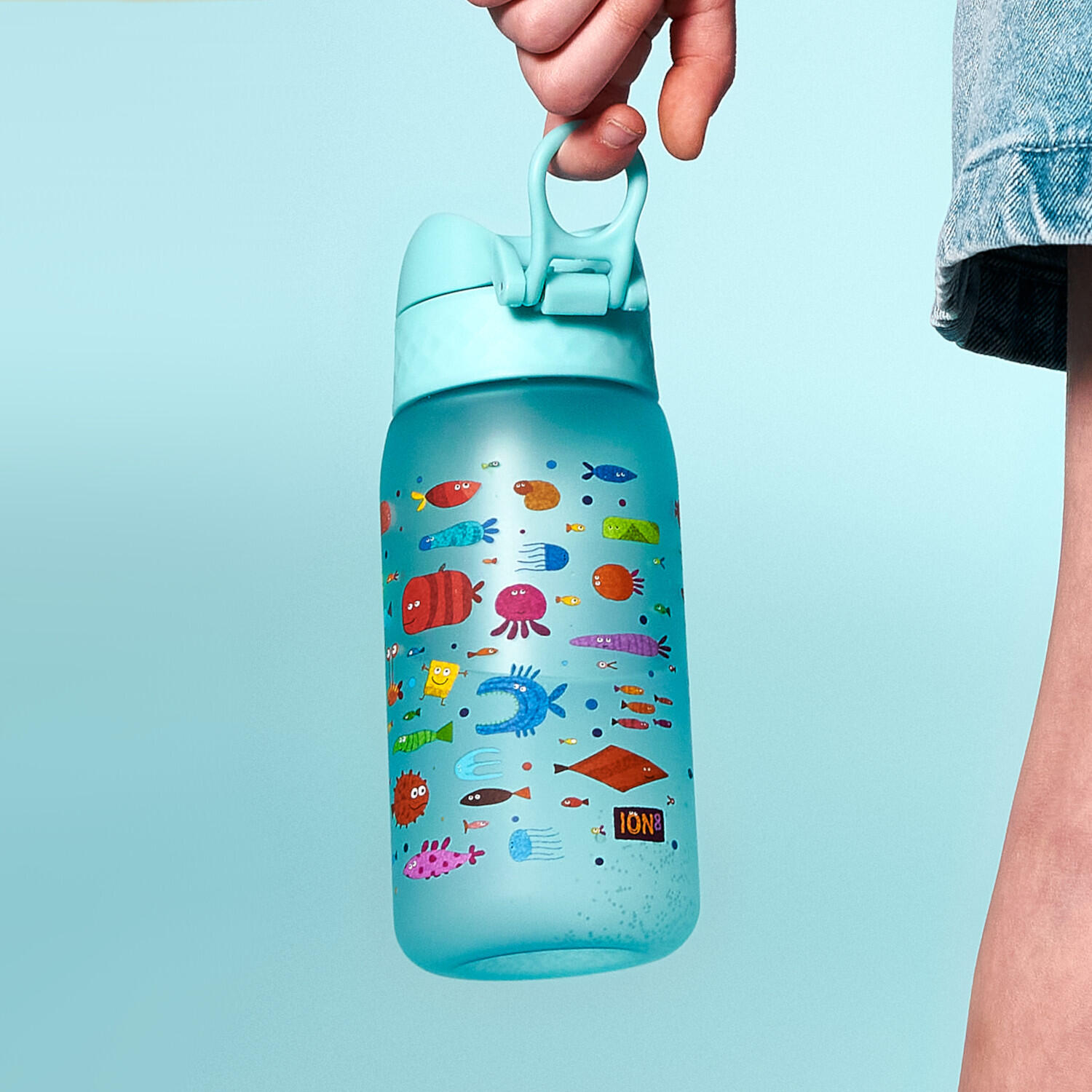 Bidon dziecięcy ION8 350ml z atestem PZH – szczelny, lekki, bez BPA 4/8