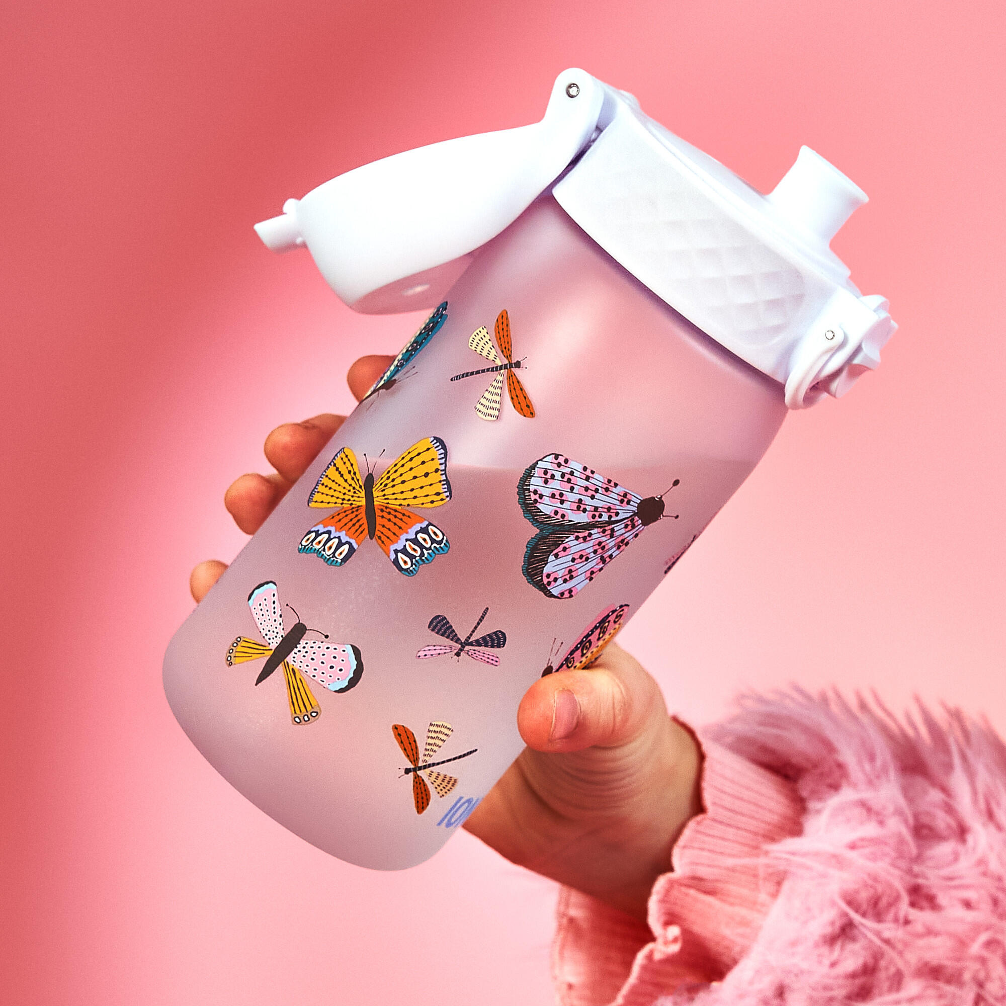Bidon dziecięcy ION8 350ml z atestem PZH – szczelny, lekki, bez BPA 3/8