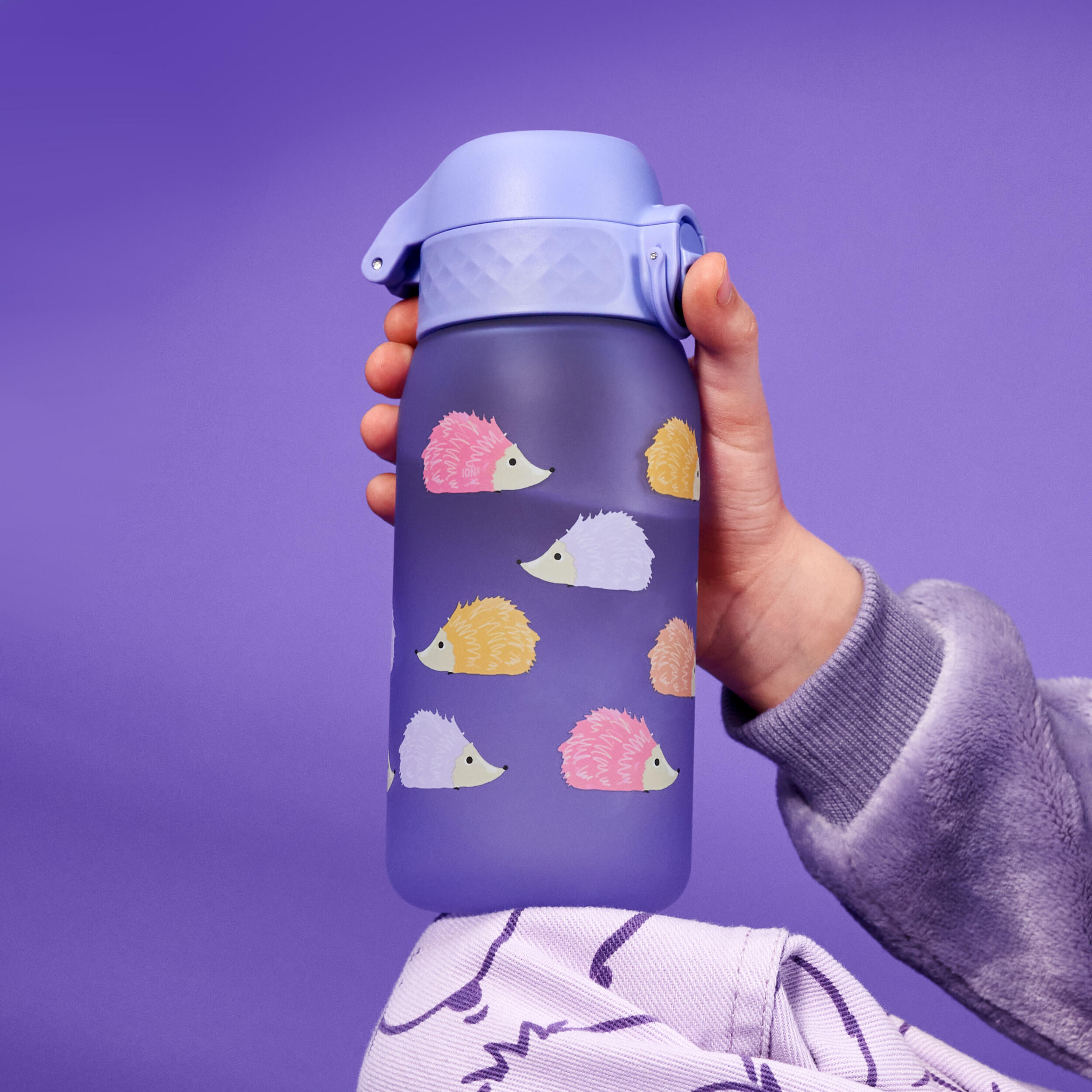 Bidon dziecięcy ION8 350ml z atestem PZH – szczelny, lekki, bez BPA 2/8
