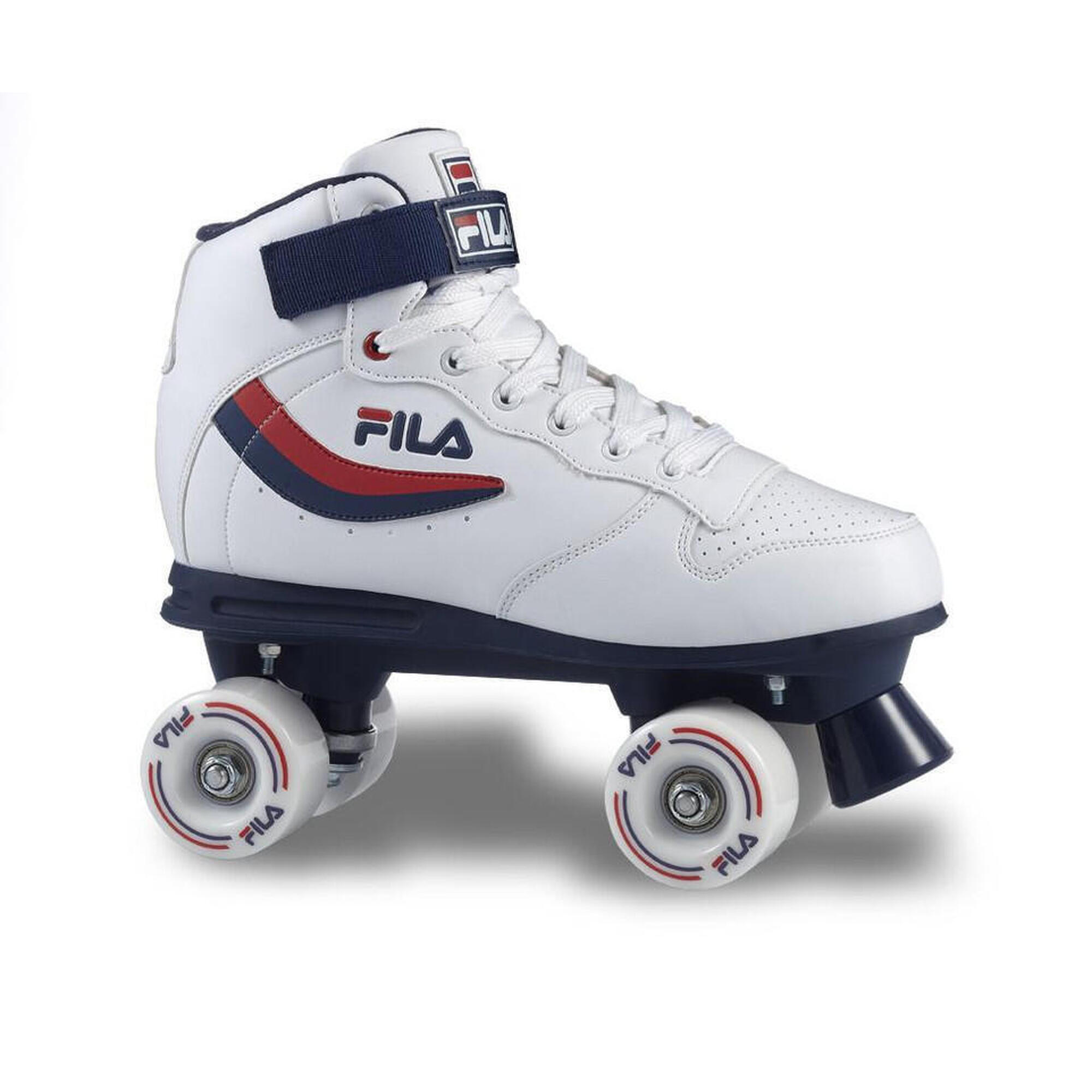 Fila - Quad Fila Ace Blanc/bleu/rouge T37 - Patins À Roulettes - Blanc|bleu|rouge - 37 - Decathlon