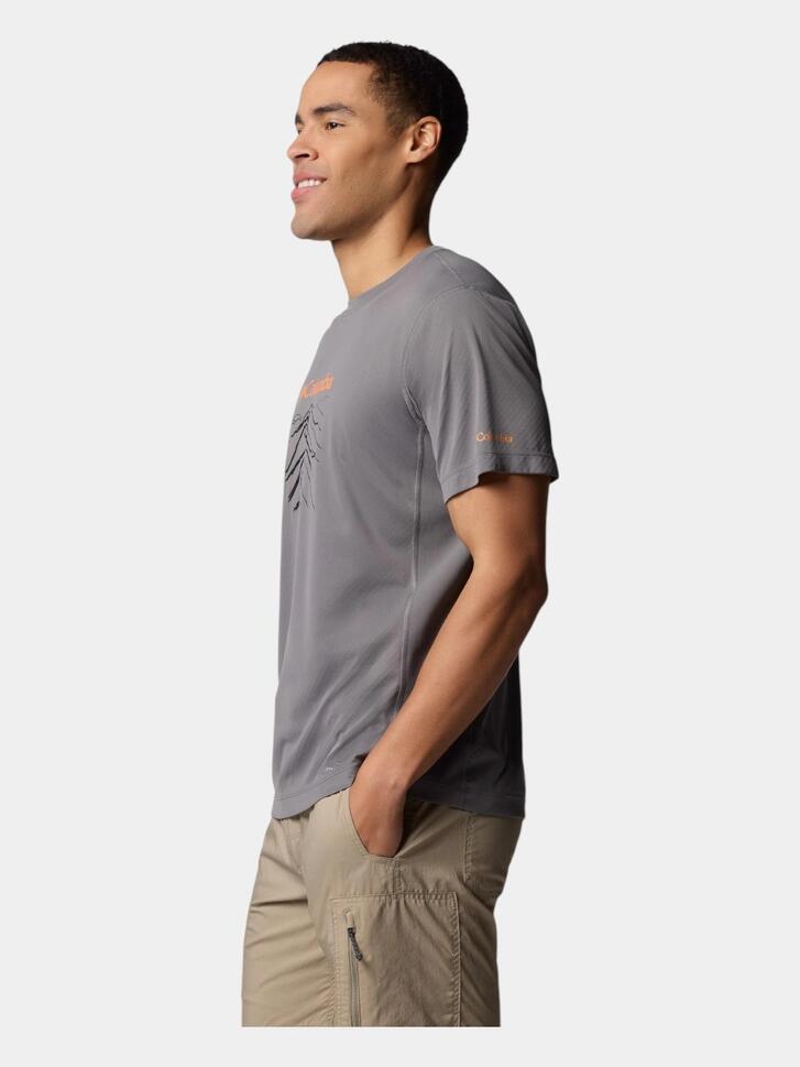 Koszulka szybkoschnąca męska Columbia Zero Rules Light S/S Graphic Crew