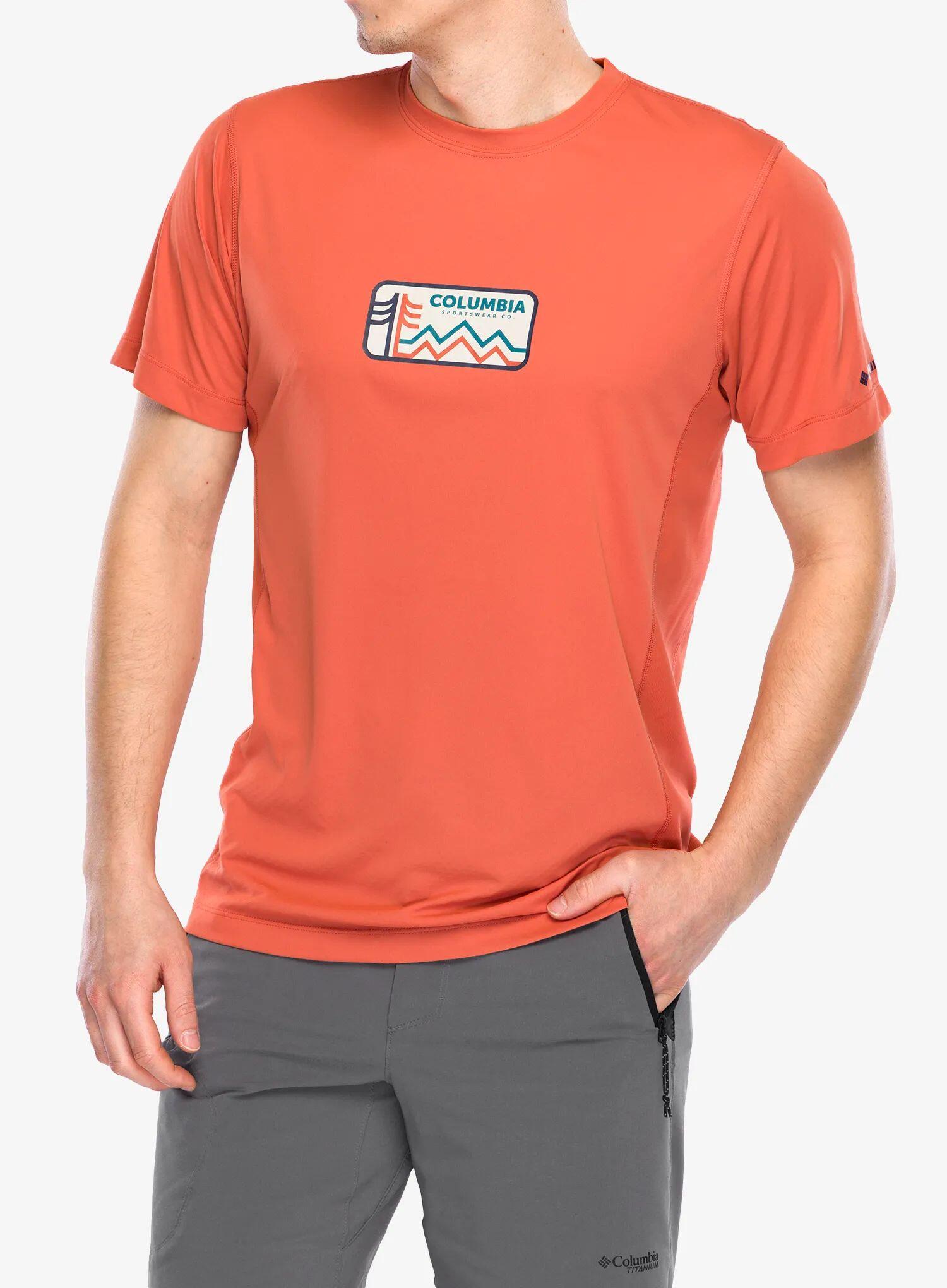 Koszulka szybkoschnąca męska Columbia Zero Rules Light S/S Graphic Crew 7/7