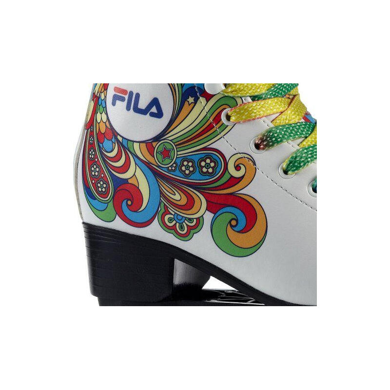 Dětské kolečkové brusle Fila Quad Bella White 2/4