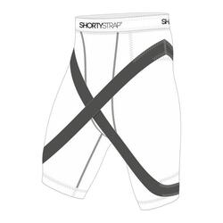 Short de compression Shortystrap – Pubalgie & Adducteurs - Blanc