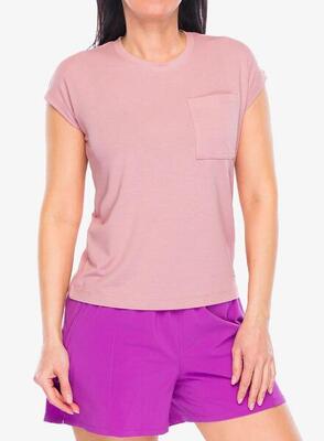 T-shirt Columbia Boundless Trek donna poliestere rosa