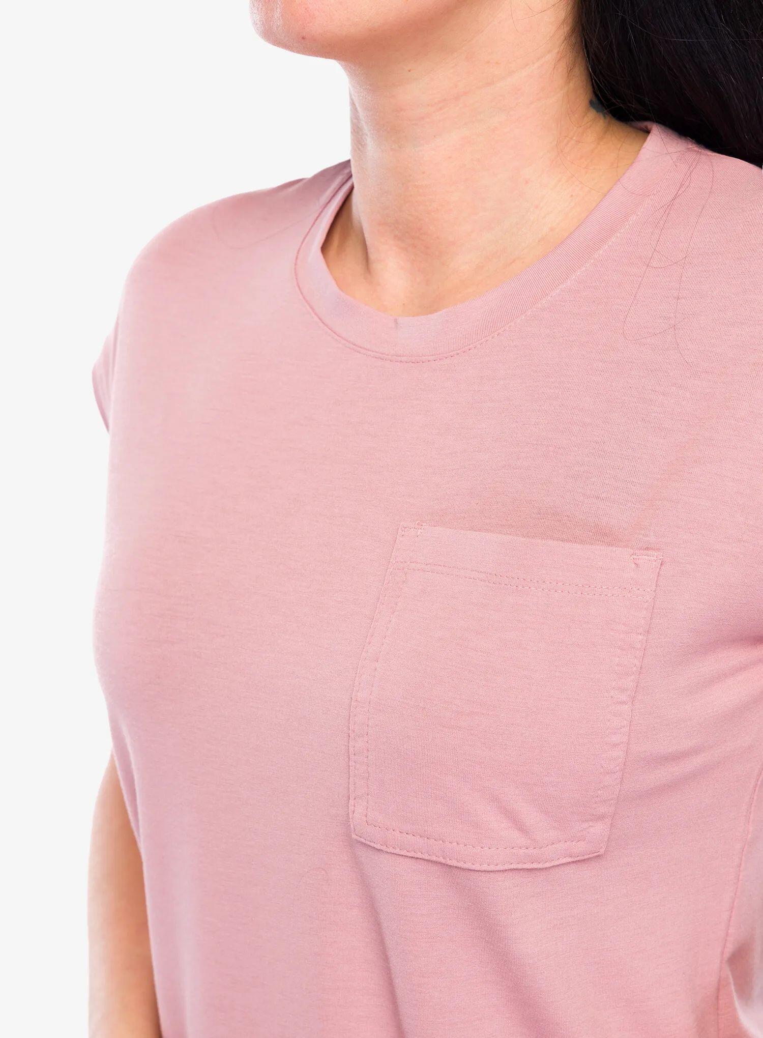 T-shirt Columbia Boundless Trek femme polyester rosa 5/6