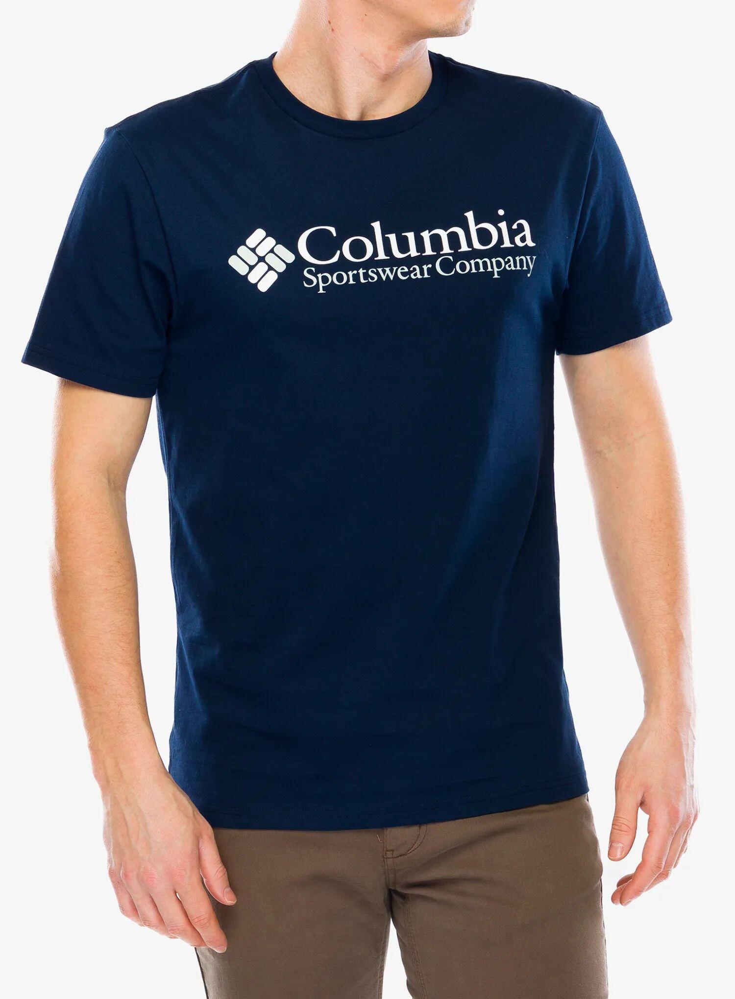 Maglietta da uomo Columbia CSC Basic Logo collegate COLUMBIA