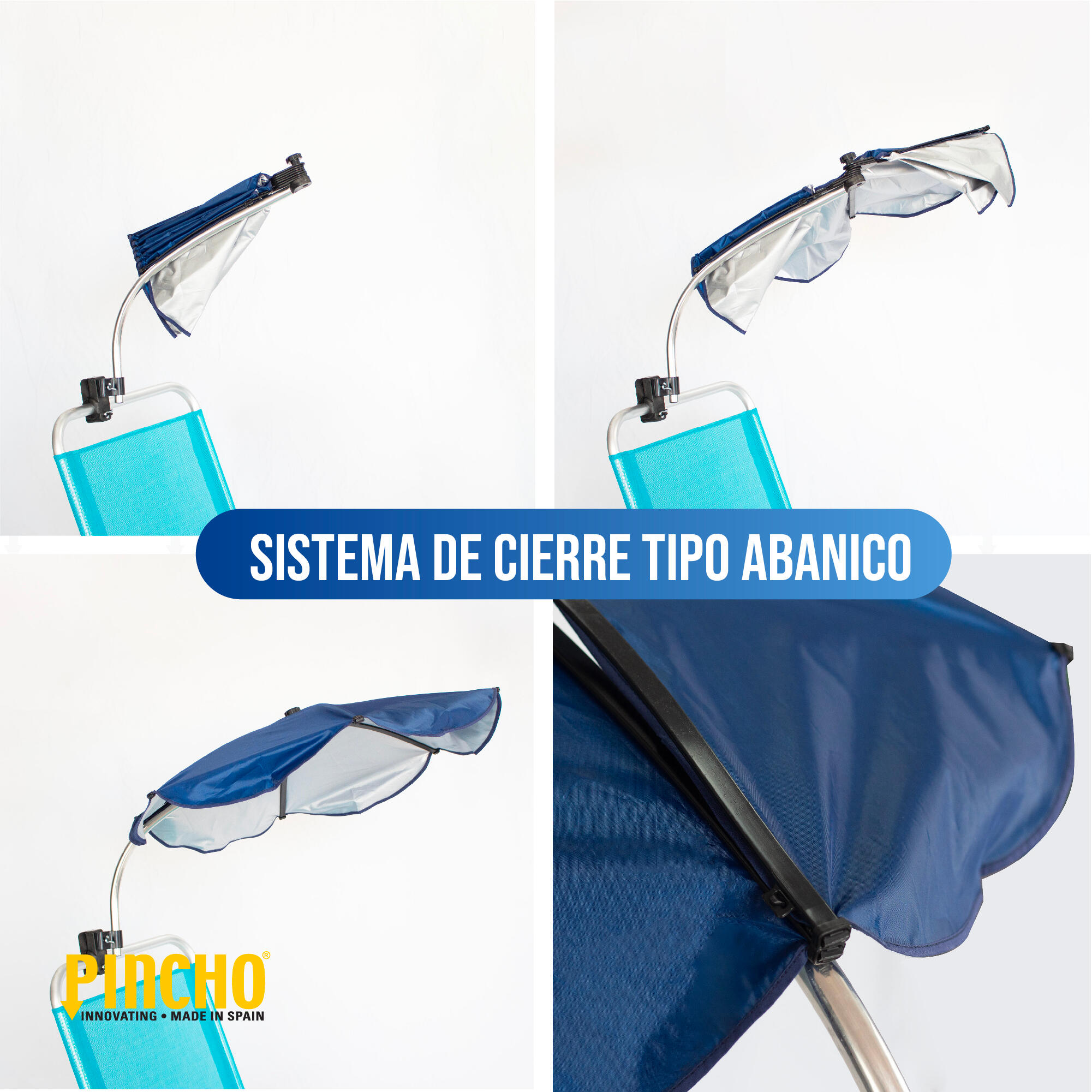 Sombrilla abanico Pincho para Silla 3/7