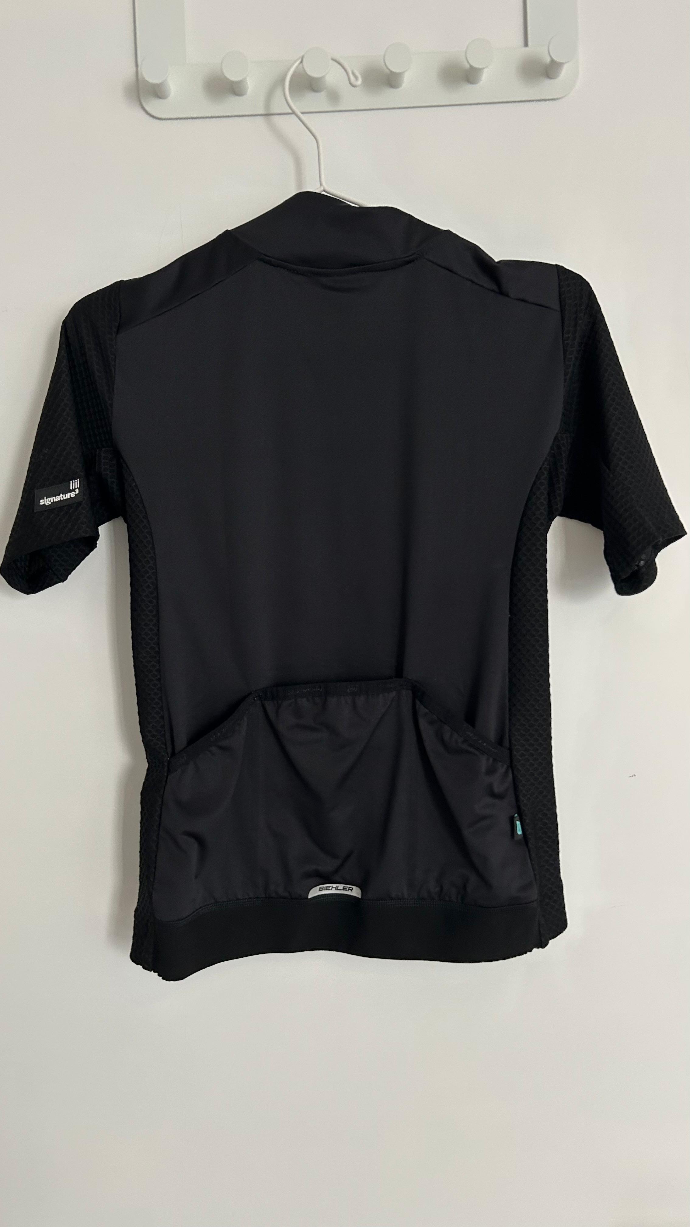 Entre Particuliers - Maillot de cyclisme noir à manches courtes 2/2