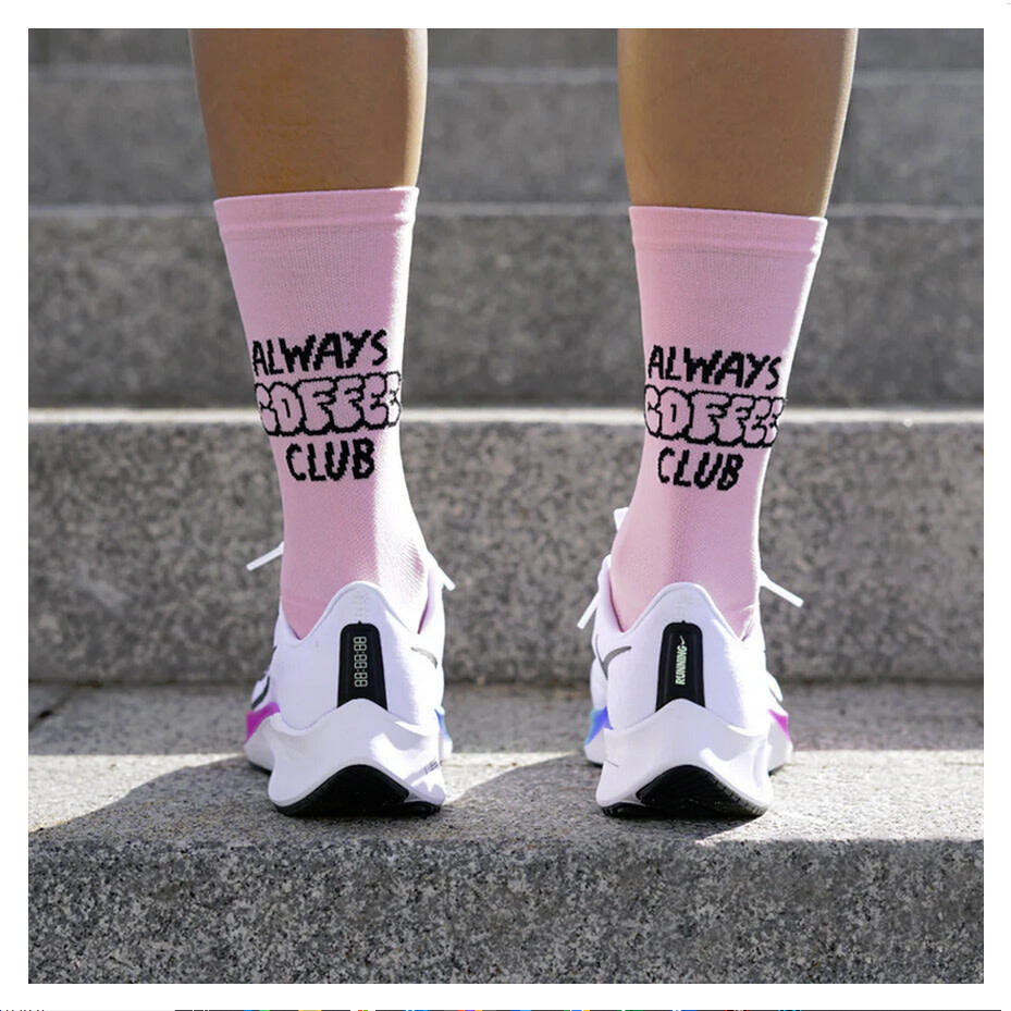 Meias Unissex - Pacific Coffee Club - Pink 3/4