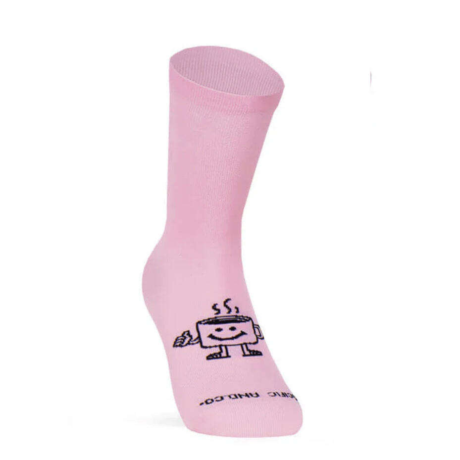 Meias Unissex - Pacific Coffee Club - Pink 2/4