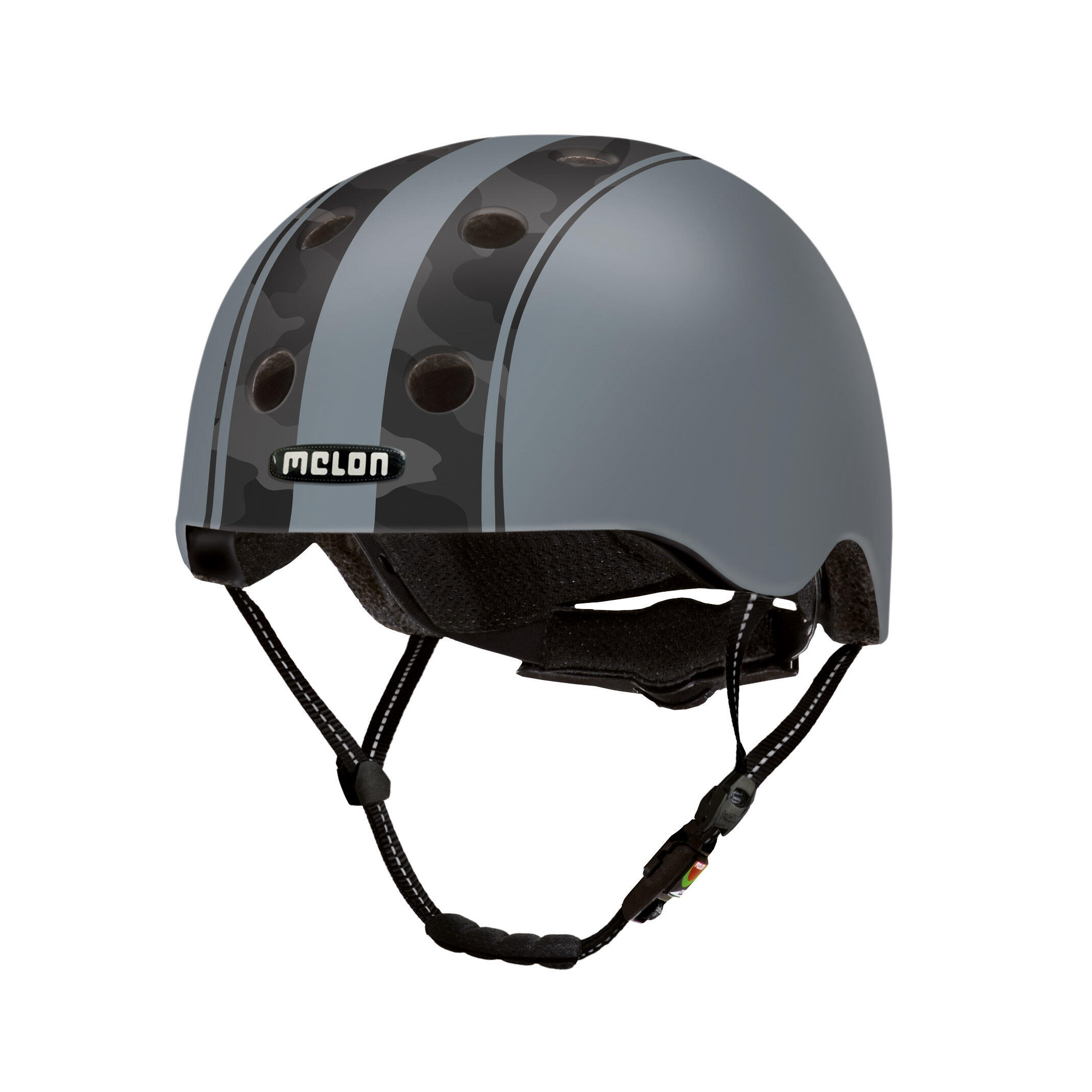 Kask Melon Urban Active - Podwójne Kamuflaż Czarne