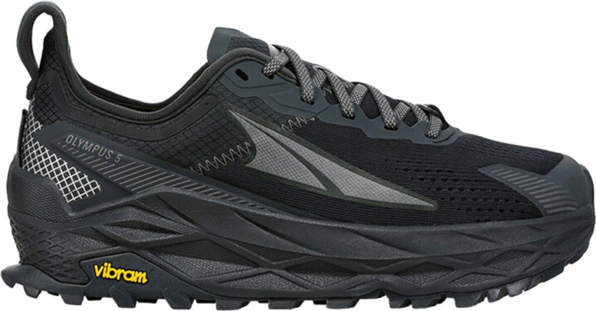 Altra Womens Olympus 5 Trail Sneakers Shoes Running Runners Vibram Sole in Black