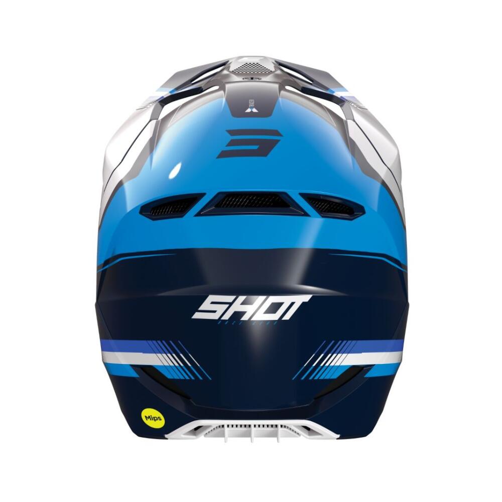 Casque Shot Race - Tracer Bleu Brillant - Adulte 3/4