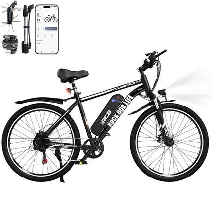 Vélo Electrique Adulte 26" E-Bike, 30-50 km, RCB-RK15