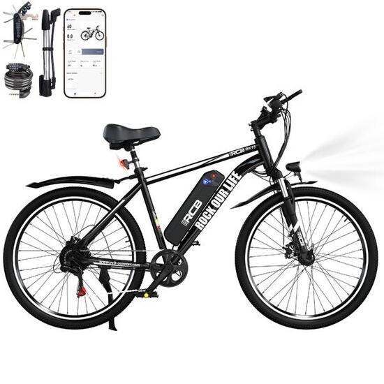 Vélo Electrique Adulte 26" E-Bike, 30-50 km, RCB-RK15