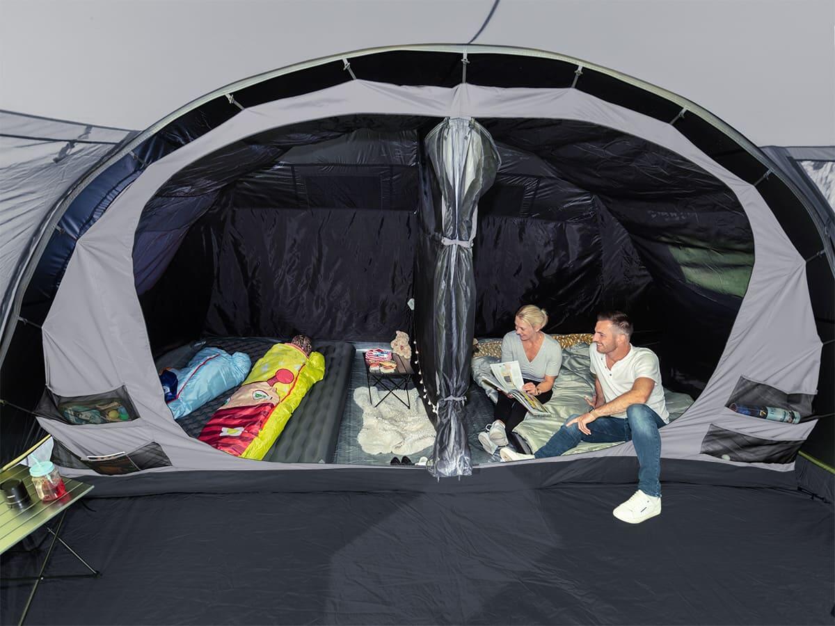 Tunnelzelt Gotland Sleeper Protect 6 fr 6 Personen - eingenhtem Zeltboden  | Decathlon