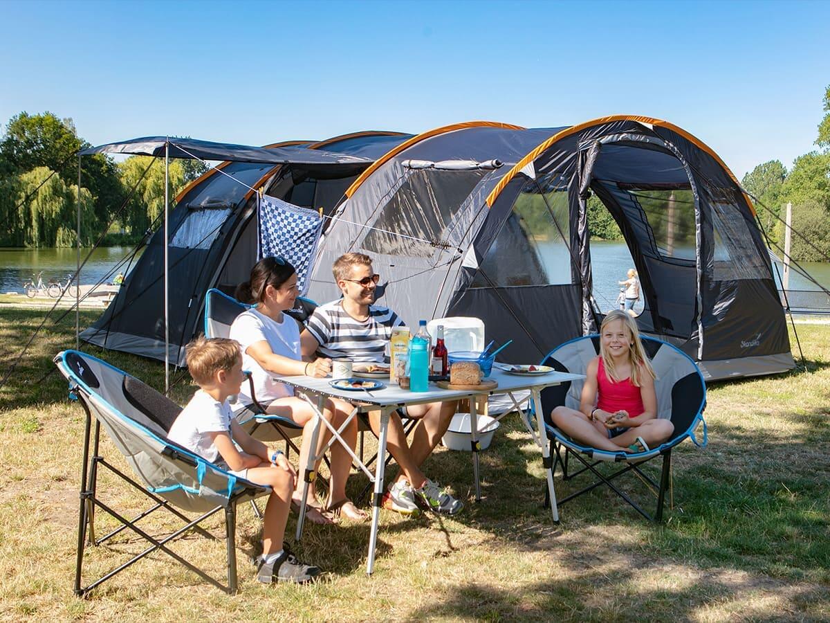 Tenda da campeggio - Gotland 6 Sleeper Protect - 6 persone - 2xcabine letto nera 6/7
