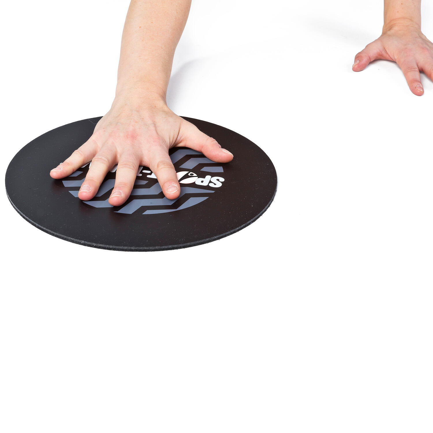Slide Pads Fitness / Krafttraining Unisex Schwarz 3/6