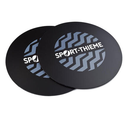 Slide Pads Fitness / Krafttraining Unisex Schwarz