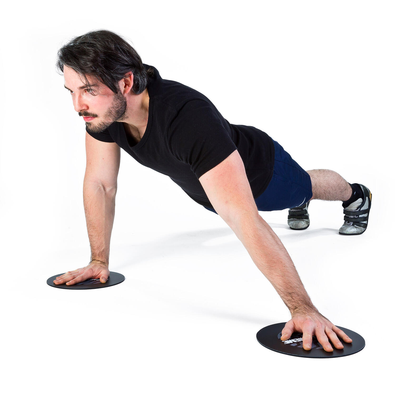 Slide Pads Fitness / Krafttraining Unisex Schwarz 5/6