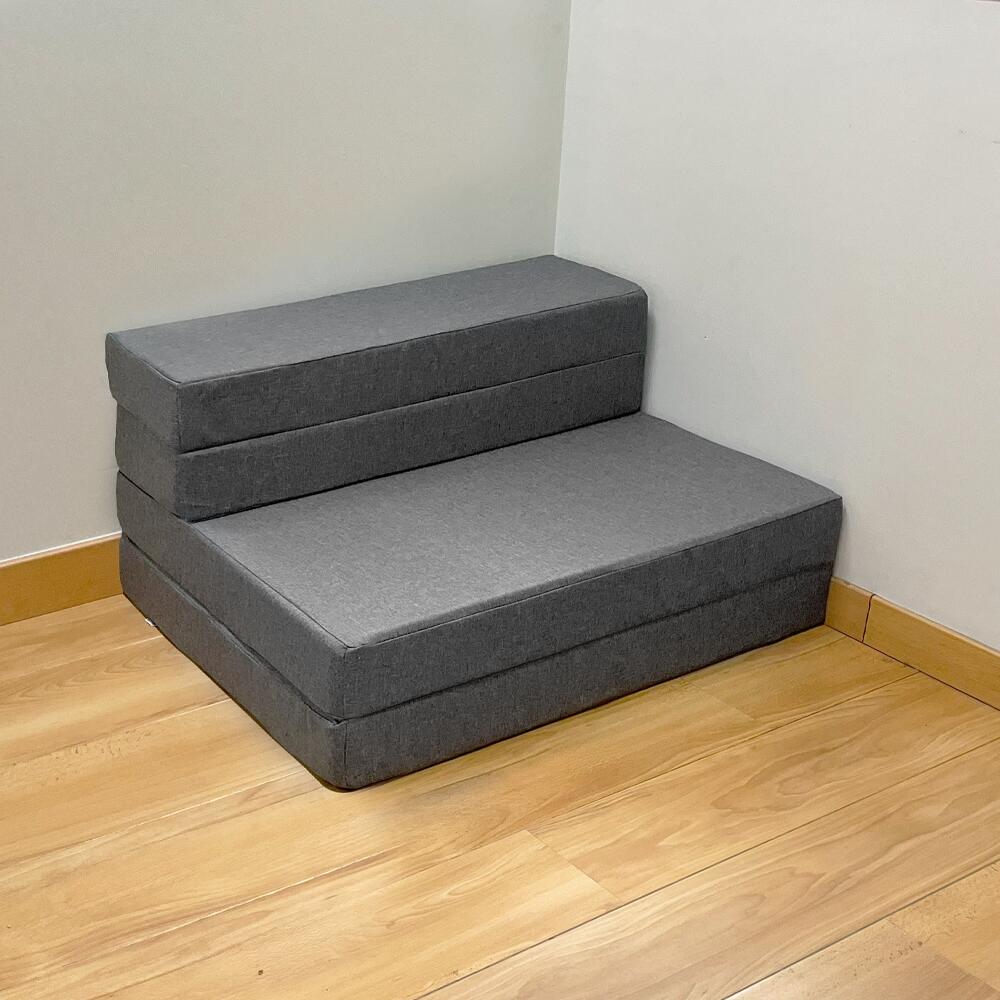 Sofá-cama dobrável e colchão de campismo (90x190x11 cm) 5/6
