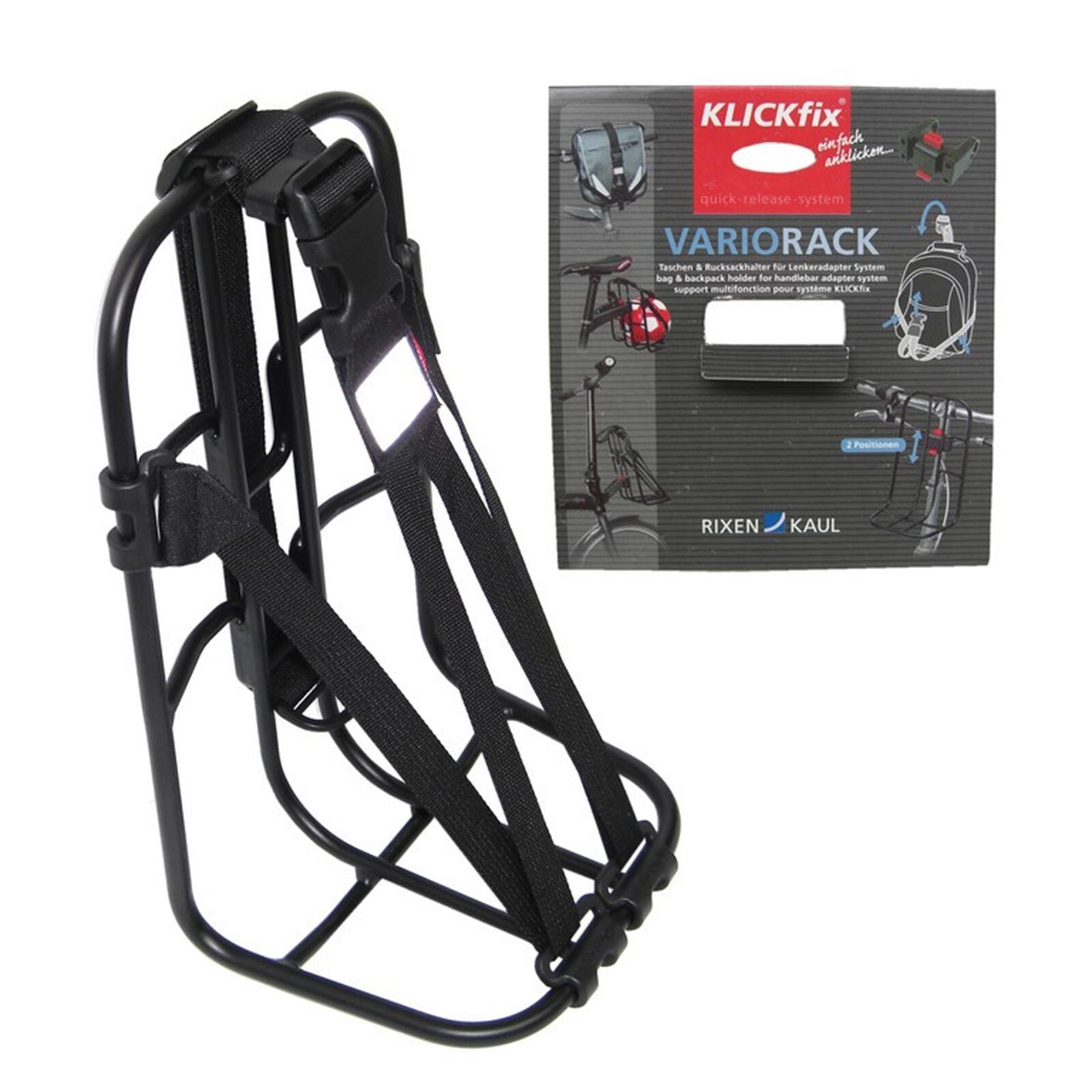 KLICKFIX KLICKfix universele drager Vario-Rack - zwart