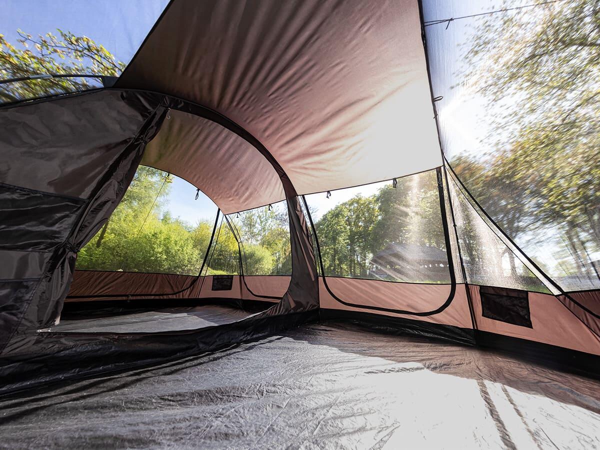 Tente tunnel Solheim 6 Protect - Tente de camping 6 places - Anti-UV - Sol cousu 6/8