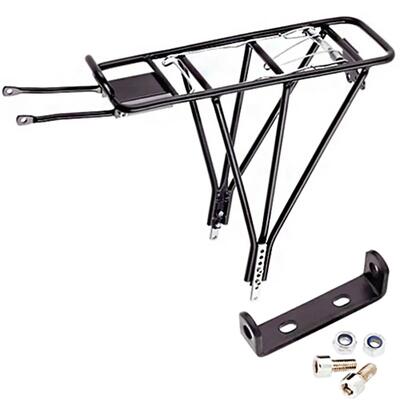 Point bagagedrager 3-poot zwart aluminium 26-28 inch