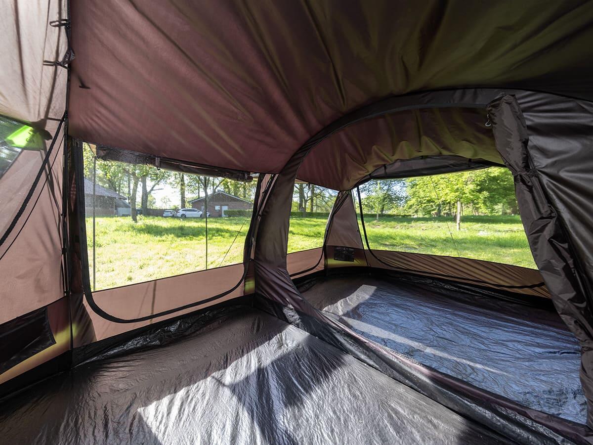 Tente tunnel Solheim 4 Protect - Tente de camping 4 places - Anti-UV - Sol cousu 4/8