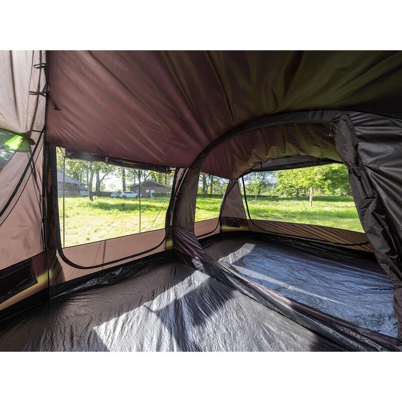 Tente tunnel Solheim 4 Protect - Tente de camping 4 places - Anti-UV - Sol cousu