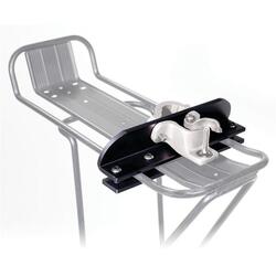 Support pour attacher au porte-bagage le charriot Burley travoy