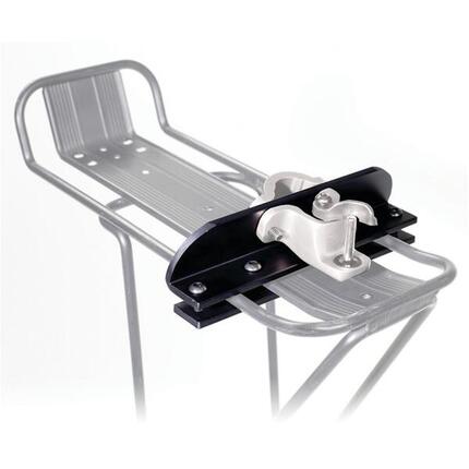 Support pour attacher au porte-bagage le charriot Burley travoy