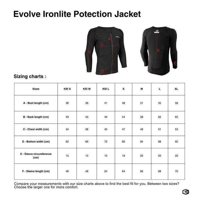 Gilet de protection enfant Evolve Ironlite - Enfant L
