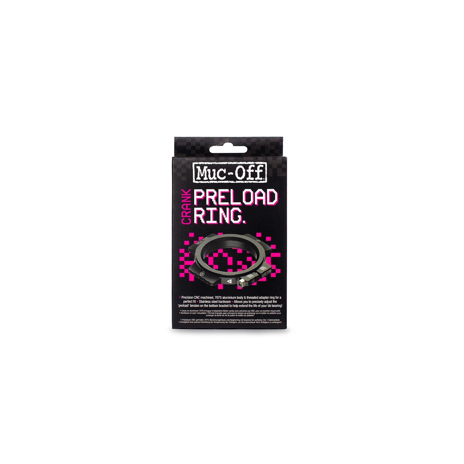 Muc-Off Crank Voorbelastingring Zwart 2/4