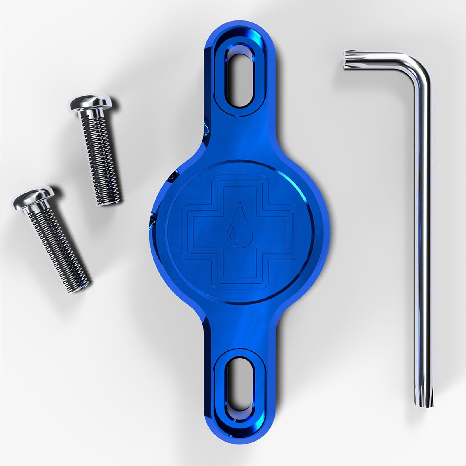 Muc-off - Porte-étiquette Sécurisé 2.0 - Bleu - Compteur Gps Vélo - Bleu - Taille Unique - Decathlon