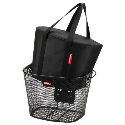 Klickfix sac isotherme pour sac panier 16l noir