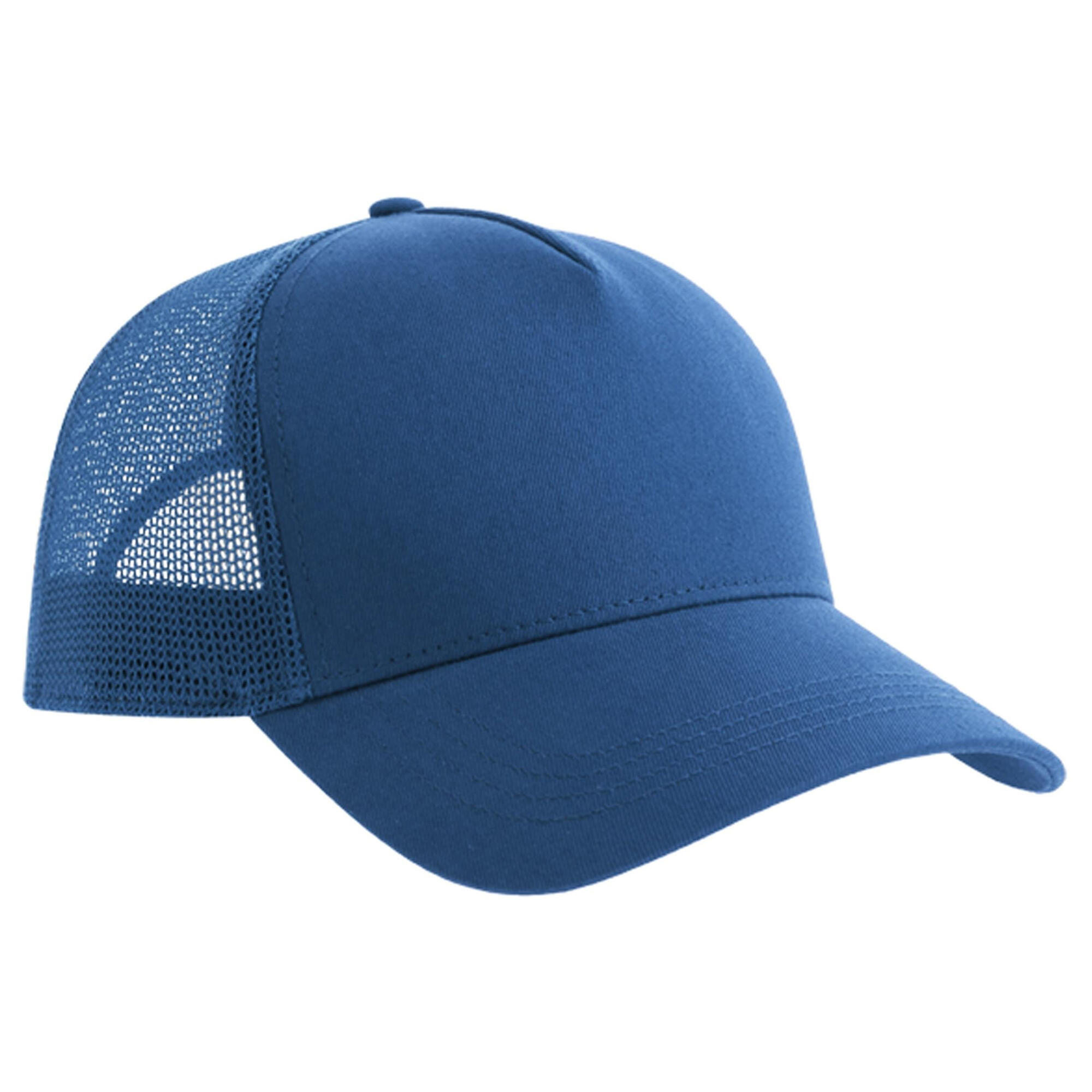 Rapper 5 Panel Cotton Trucker Cap (Royal Blue) 2/2