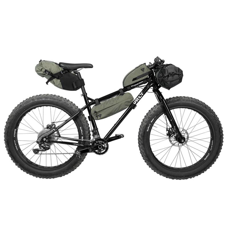 Geanta Tija Sa Bicicleta Topeak BackLoader TBP-BL3G - 15 L, Verde - logo Gri